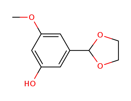 Phenol, 3-(1,3-dioxolan-2-yl)-5-methoxy-