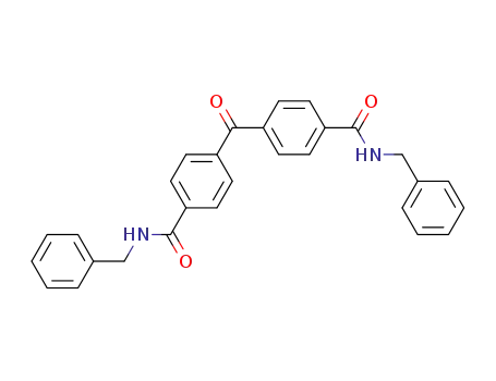 Molecular Structure of 443794-43-2 (4,4'-Bis(N-benzyl)carbamoyl-benzophenone)