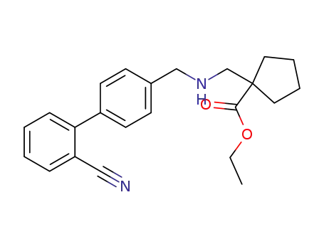 ethyl N-[(2'-cyanobiphenyl-4-yl)methyl]-1-aminomethylcyclopentane-1-carboxylate