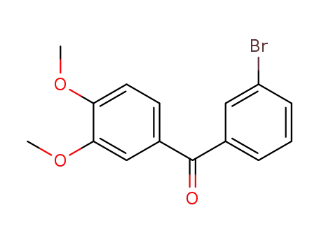 Molecular Structure of 681469-97-6 (3-BROMO-3',4'-DIMETHOXYBENZOPHENONE)