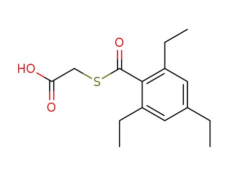 Molecular Structure of 67902-78-7 ([(2,4,6-Triethylbenzoyl)thio]acetic acid)