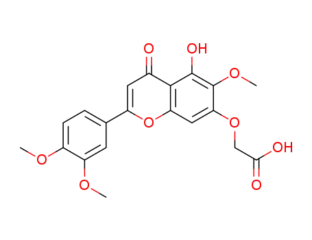 7-carboxymethyloxy-5-hydroxy-3',4',6-trimethoxy flavone
