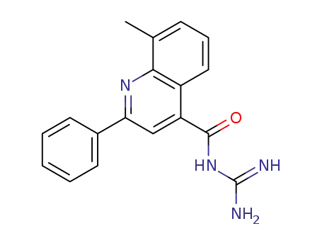 2-phenyl-8-methylquinoline-4-carbonylguanidine