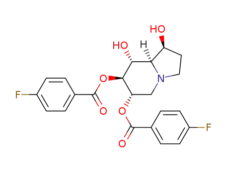 [1S-(1α,6β,7α,8β,8aβ)]-octahydro-1,6,7,8-indolizinetetrol 6,7-bis(4-fluorobenzoate)