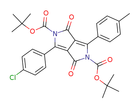 Pyrrolo[3,4-c]pyrrole-2,5(1H,4H)-dicarboxylic acid,
3-(4-chlorophenyl)-6-(4-methylphenyl)-1,4-dioxo-, bis(1,1-dimethylethyl)
ester
