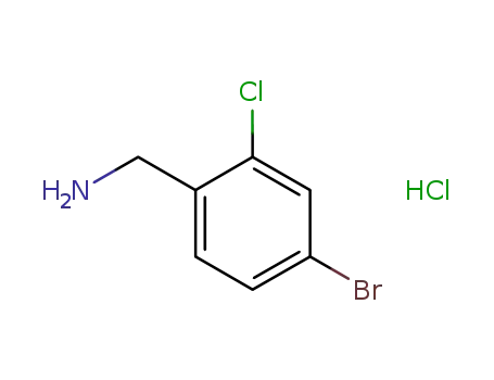 Molecular Structure of 874482-96-9 ((4-BroMo-2-chlorophenyl)MethanaMine hydrochloride)