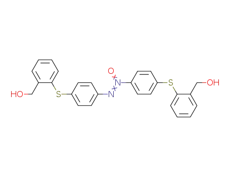 4,4'-Bis-(2-hydroxymethyl-phenyl-mercapto)-azoxybenzol