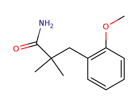 2,2-Dimethyl-3-<2-methoxy-phenyl>-propionsaeure-amid