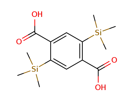 Molecular Structure of 31825-51-1 (1,4-Benzenedicarboxylic acid, 2,5-bis(trimethylsilyl)-)