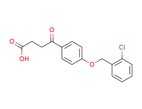 4-(4-(2-chlorobenzyloxy)phenyl)-4-oxobutyric acid
