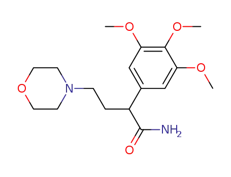4-Morpholinebutanamide, a-(3,4,5-trimethoxyphenyl)-