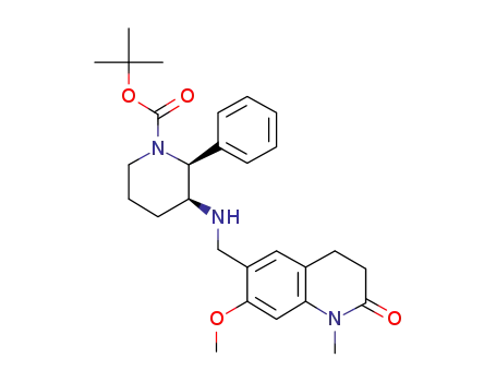 (2S,3S)-1-tert-butoxycarbonyl-3-[(7-methoxy-1-methyl-2-oxo-1,2,3,4-tetrahydroquinolin-6-yl)methyl]amino-2-phenylpiperidine