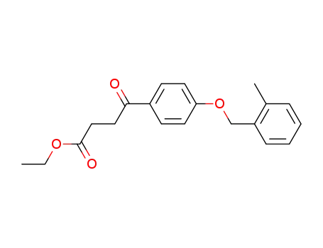 ethyl 4-(4-(2-methylbenzyloxyl)phenyl)-4-oxobutyrate