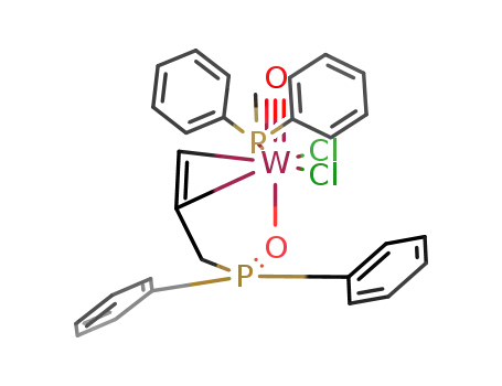 W(O)Cl<sub>2</sub>(P(CH<sub>3</sub>)(C<sub>6</sub>H<sub>5</sub>)2)((C<sub>6</sub>H<sub>5</sub>)2P(O)CH<sub>2</sub>CHCH<sub>2</sub>)