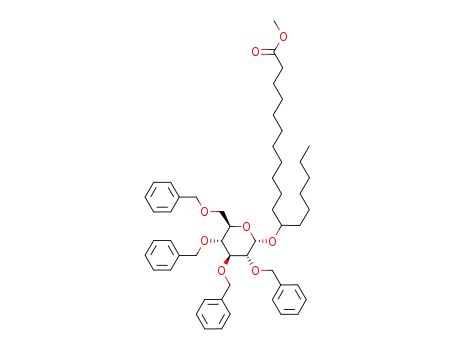 methyl 12-(2,3,4,6-tetra-O-benzyl-α-D-glucopyranosyloxy)octadecanoate
