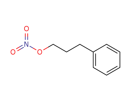 Molecular Structure of 54894-18-7 (Benzenepropanol, nitrate)