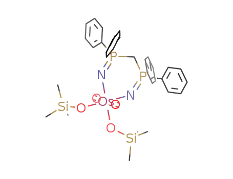 ((CH<sub>3</sub>)3SiO)2OsO<sub>2</sub>(NP(C<sub>6</sub>H<sub>5</sub>)2CH<sub>2</sub>P(C<sub>6</sub>H<sub>5</sub>)2N)