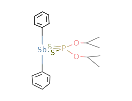 Molecular Structure of 126443-52-5 (diphenylantimony diisopropyldithiophosphate)