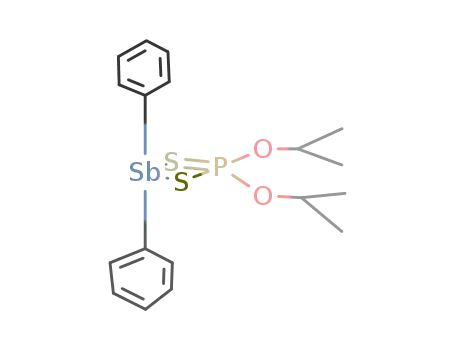 Diphenylantimony diisopropyldithiophosphate