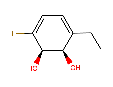 cis-(1R,2R)-1,2-dihydroxy-3-ethyl-6-fluorocyclohexa-3,5-diene