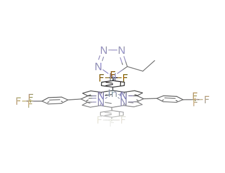 (C<sub>48</sub>H<sub>24</sub>N<sub>4</sub>F<sub>12</sub>)In{N<sub>4</sub>C(CH<sub>2</sub>CH<sub>3</sub>)}