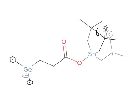 (C<sub>6</sub>H<sub>5</sub>)3GeCH<sub>2</sub>CH<sub>2</sub>COOSn(CH<sub>2</sub>C(CH<sub>3</sub>)2C<sub>6</sub>H<sub>5</sub>)3