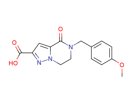 5-(4-METHOXYBENZYL)-4-OXO-4,5,6,7-TETRAHYDROPYRAZOLO[1,5-A]PYRAZINE-2-CARBOXYLIC ACID