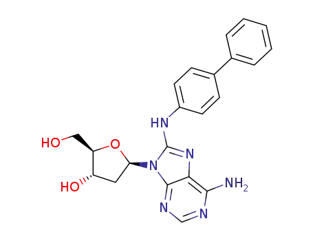 8-((1,1'-바이페닐)-4-일아미노)-2'-데옥시아데노신