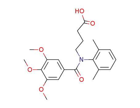 N-(3,4,5-trimethoxybenzoyl)-γ-(2,6-dimethyl anilino)butyric acid