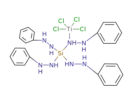 Molecular Structure of 122953-84-8 (Si(NHNHC<sub>6</sub>H<sub>5</sub>)4(TiCl<sub>4</sub>))