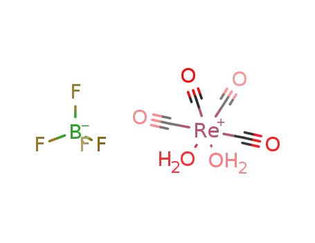 tetracarbonylrhenium(H<sub>2</sub>O)2 tetrafluorobotate