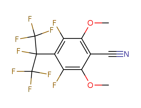 3.5-Difluor-4-heptafluorisopropyl-2.6-dimethoxybenzonitril