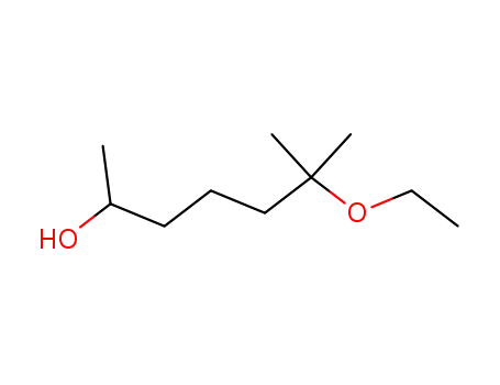 Molecular Structure of 51776-69-3 (2-Heptanol, 6-ethoxy-6-methyl-)