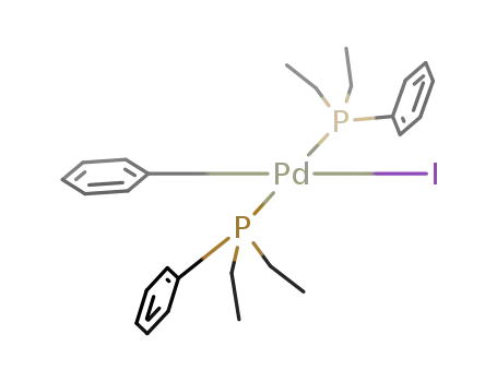 trans-PdPh(I)(PEt<sub>2</sub>Ph)2
