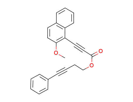 2-Propynoic acid, 3-(2-methoxy-1-naphthalenyl)-, 4-phenyl-3-butyn-1-yl
ester