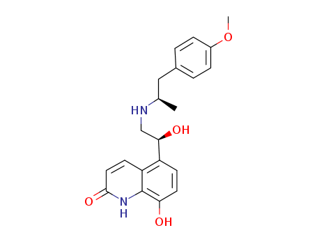 8-hydroxy-5-[(1R)-1-hydroxy-2-{[(2R)-1-(4-methoxyphenyl)propan-2-yl]amino}ethyl]-1,2-dihydroquinolin-2-one