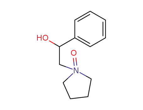 Molecular Structure of 14746-43-1 (1-Pyrrolidineethanol, a-phenyl-, 1-oxide)