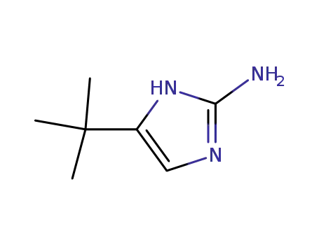 Molecular Structure of 82560-19-8 (4-TERT-BUTYL-1H-IMIDAZOL-2-AMINE)
