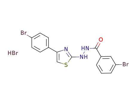 2-(m-bromobenzoylhydrazino)-4-(p-bromophenyl)-1,3-thiazole hydrobromide