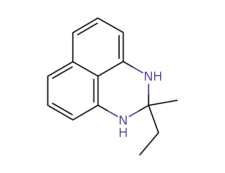 Molecular Structure of 43057-68-7 (1H-Perimidine, 2-ethyl-2,3-dihydro-2-methyl-)