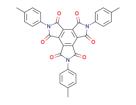 Molecular Structure of 113729-37-6 (Benzentris-<N-(p-tolyl)-dicarbonsaeureimid>)
