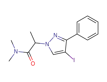 4-Iodo-N,N,α-trimethyl-3-phenylpyrazole-1-acetamide