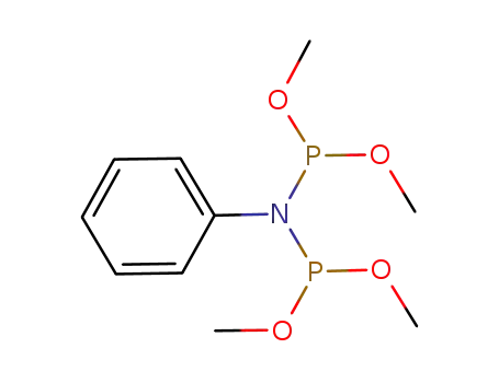 Molecular Structure of 112947-58-7 (Imidodiphosphorous acid, phenyl-, tetramethyl ester)