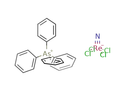 Molecular Structure of 76822-32-7 (tetraphenylarsonium tetrachloronitridorhenate)