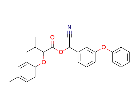 Butanoic acid, 3-methyl-2-(4-methylphenoxy)-,
cyano(3-phenoxyphenyl)methyl ester