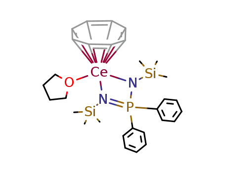 (C<sub>8</sub>H<sub>8</sub>)Ce{(C<sub>6</sub>H<sub>5</sub>)2P(NSi(CH<sub>3</sub>)3)2}(C<sub>4</sub>H<sub>8</sub>O)
