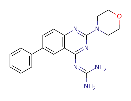 Guanidine, [2-(4-morpholinyl)-6-phenyl-4-quinazolinyl]-
