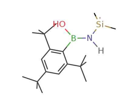 2,4,6-tri-t-butylphenyl-hydroxy-trimethylsilylaminoborane
