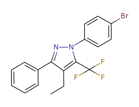 1H-Pyrazole, 1-(4-bromophenyl)-4-ethyl-3-phenyl-5-(trifluoromethyl)-