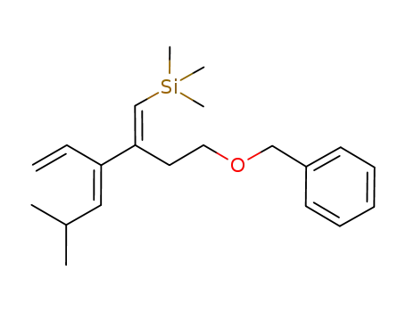 (1E,3E)-2-(2-(benzyloxy)ethyl)-5-methyl-1-(trimethylsilyl)-3-vinyl-1,3-hexadiene